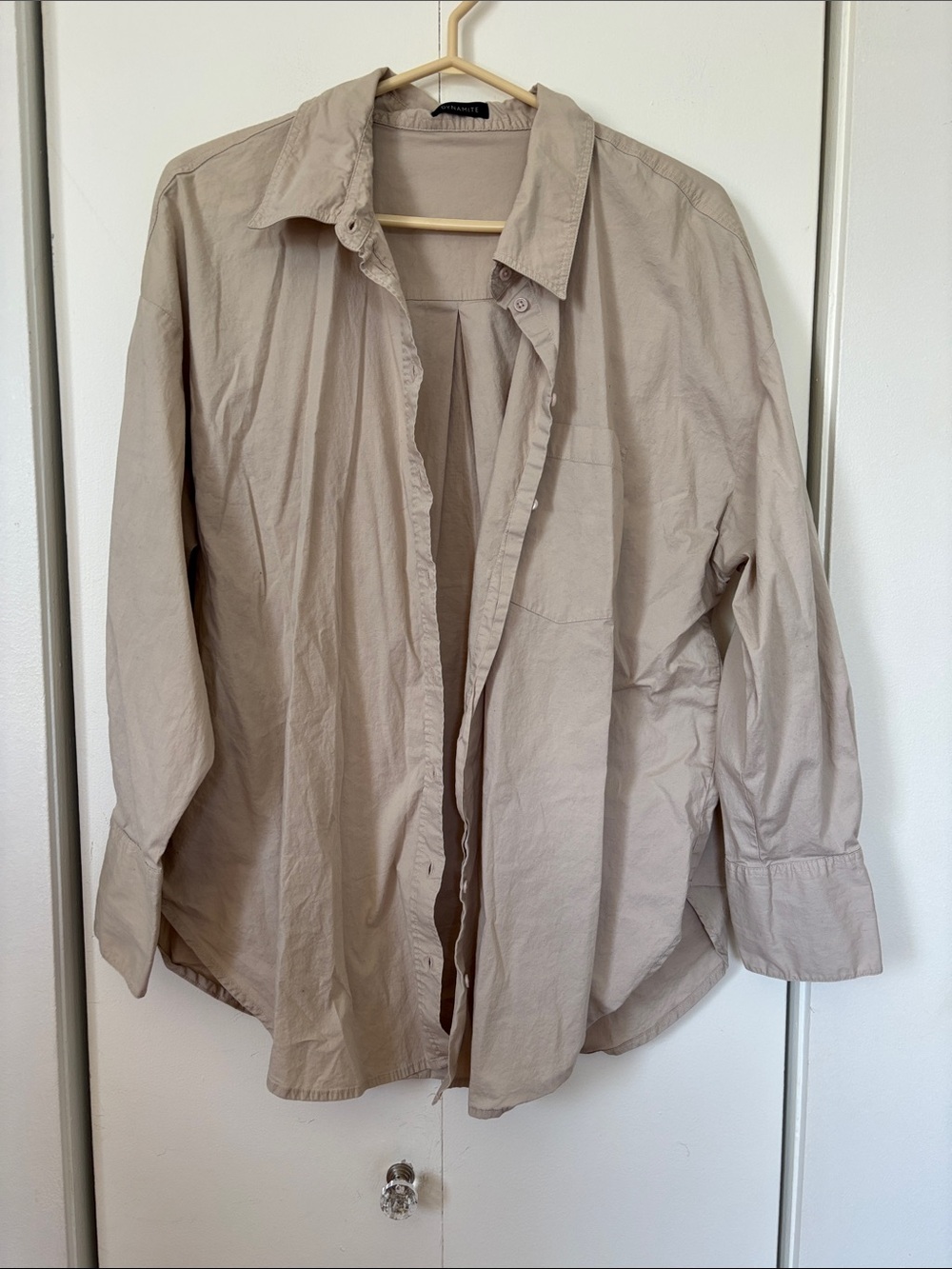 🎉4/30$🎉 Dynamite Men's Lightweight Shirt Jacket - Taupe